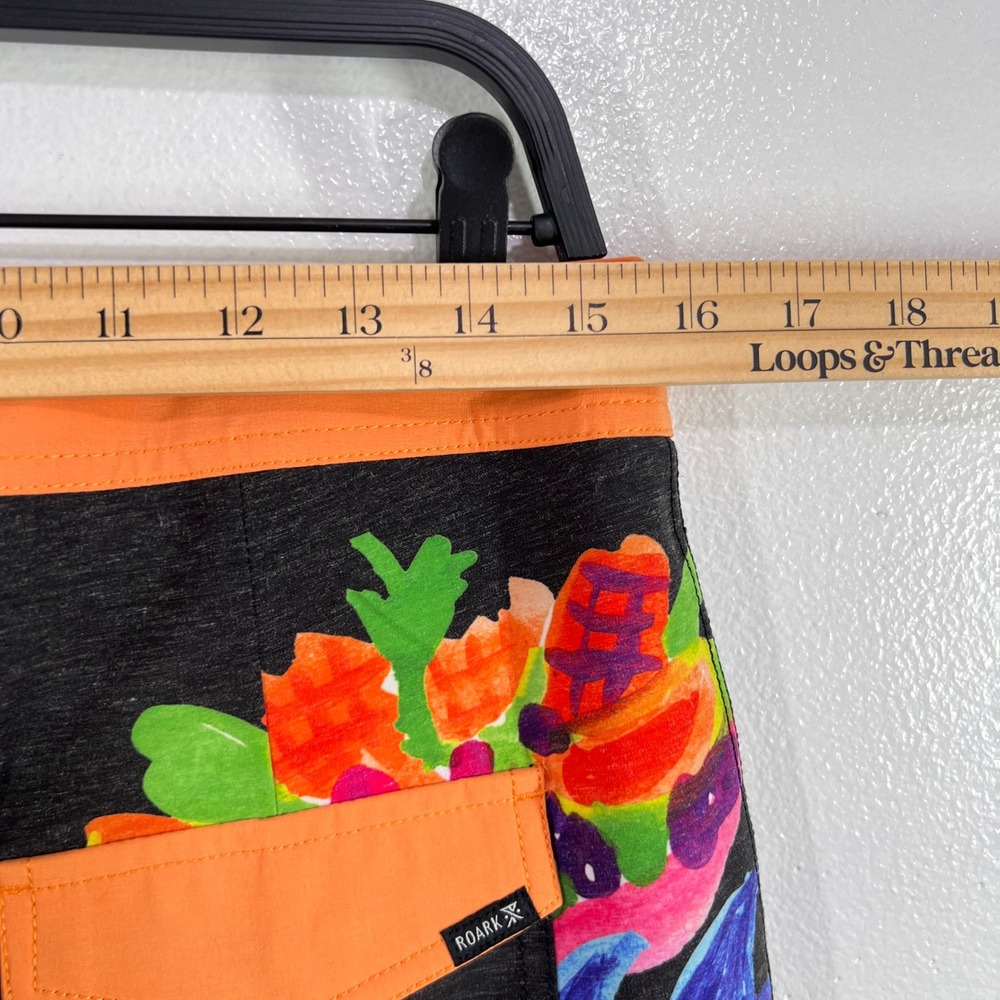 Roark The Passage Boardshorts Mens 30 Fruit Print Swim Trunks Surf Shorts - Picture 6 of 8